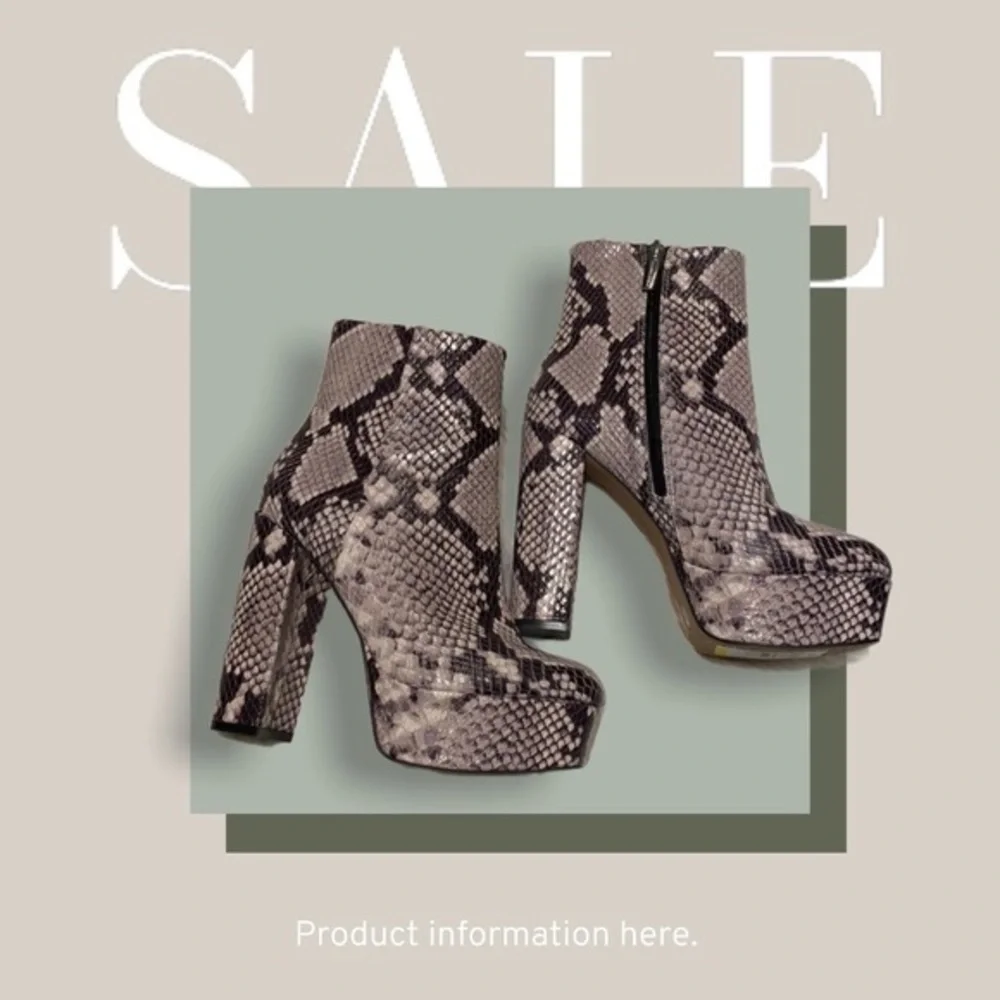 Vince Camuto Leslieon Square Toe Platform Boot